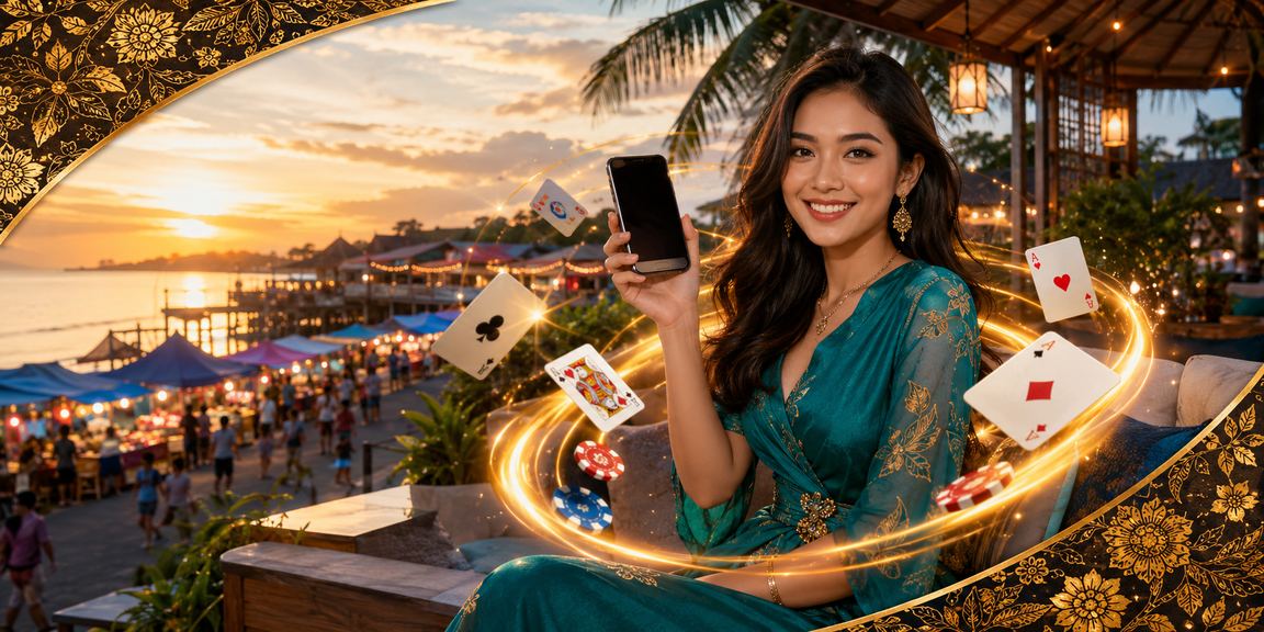 Permainan Teen Patti bertemakan batik Malaysia antara muka jackpot 100zz